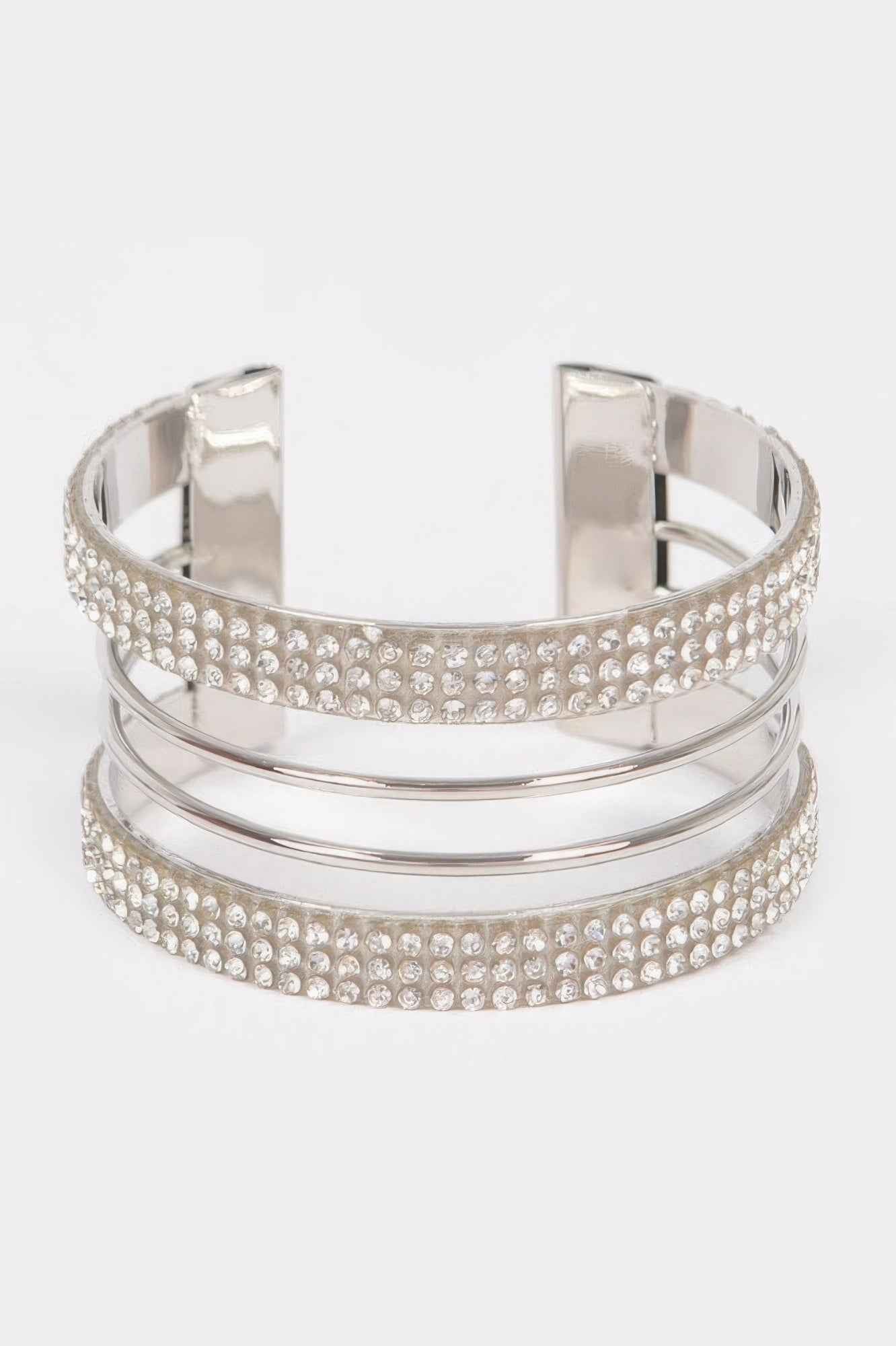 Rhinestone Metal Cuff