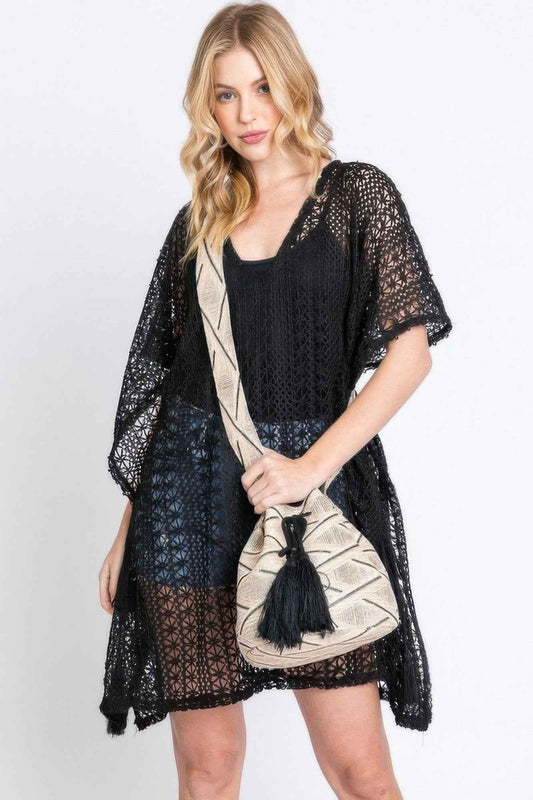 Aztec Bucket Bag With Aztec Strap