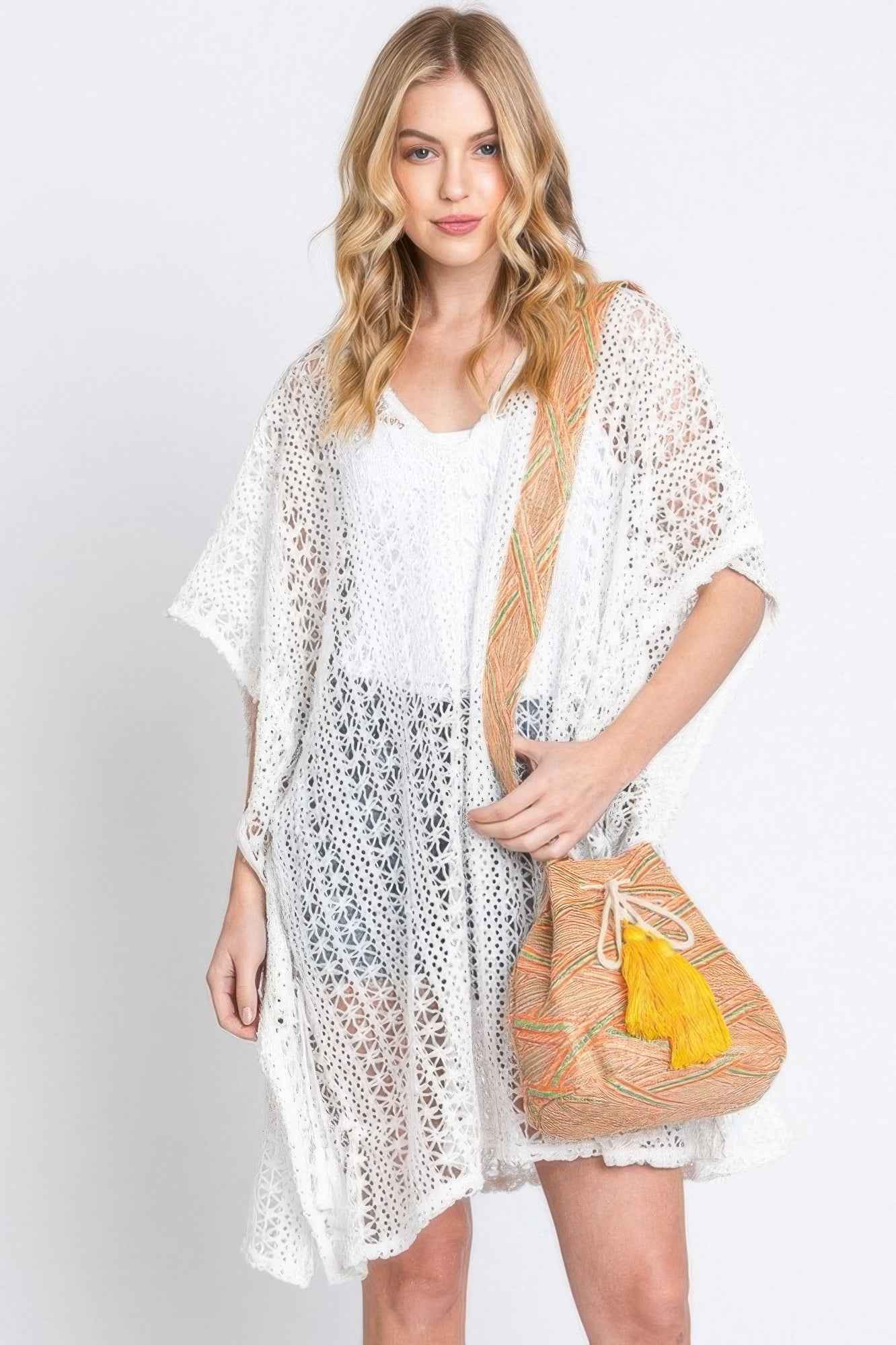 Aztec Bucket Bag With Aztec Strap