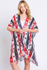 Stripe And Star American Flag Kimono