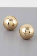 Shiny Shell Clasp Earrings