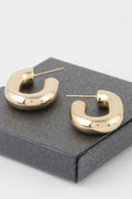 Shiny Link Chain Hoop Earrings