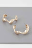 Liquid Wave Hoop Earrings