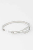 Jeweled Curb Chain Clasp Bracelet