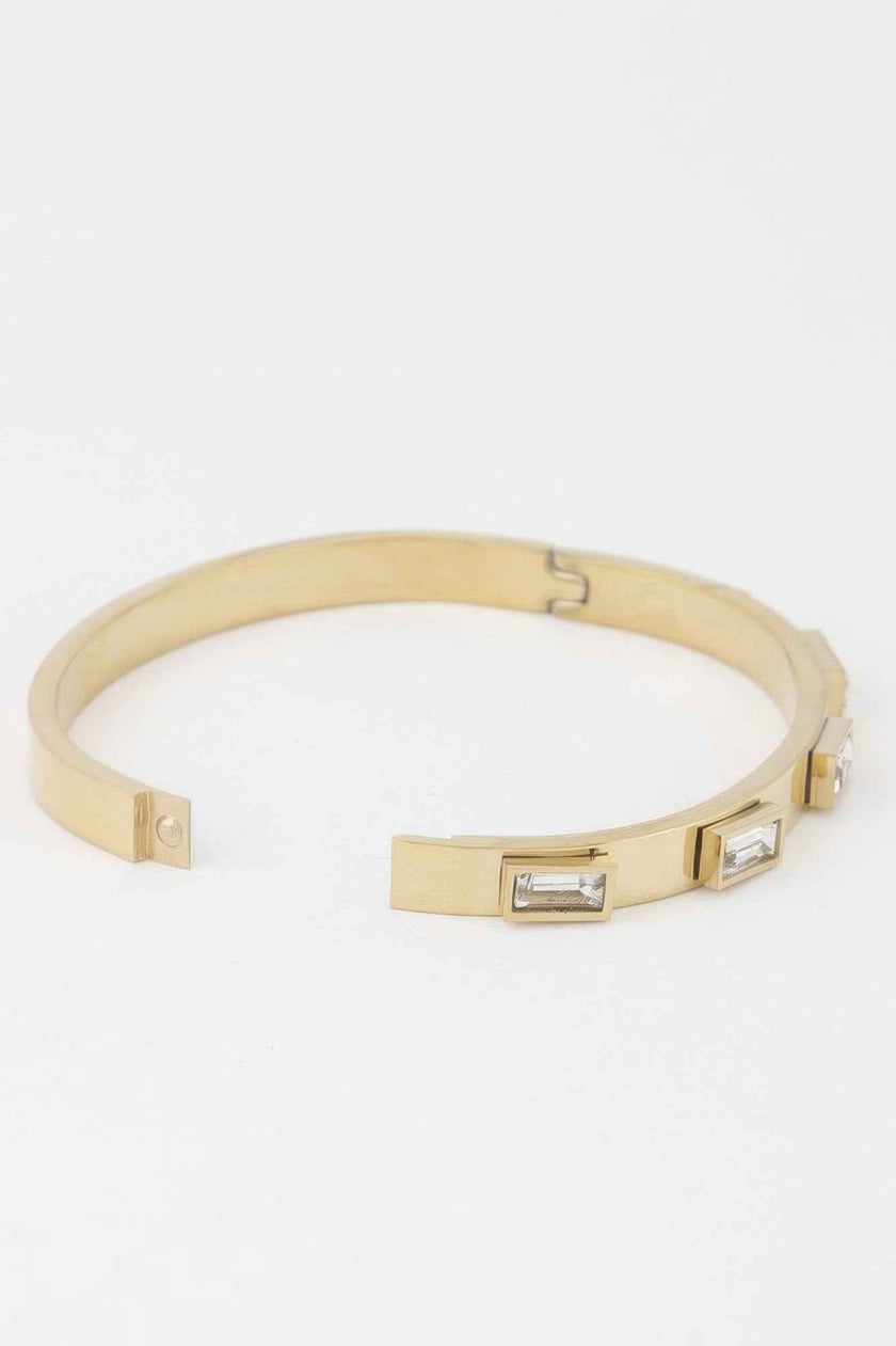 Multi Crystal Clasp Bracelet