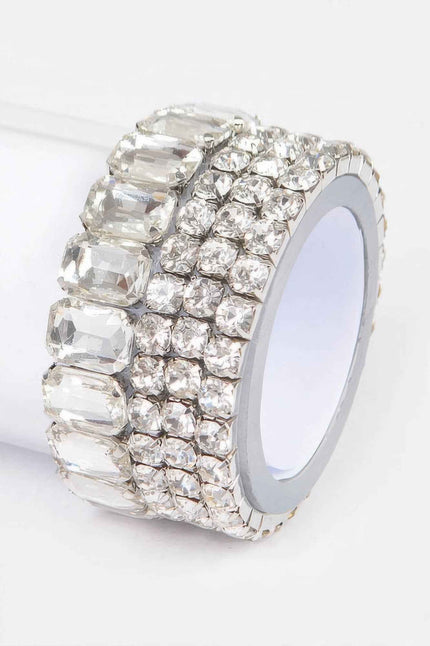 Multi Acrylic Stone Stretch Bracelet