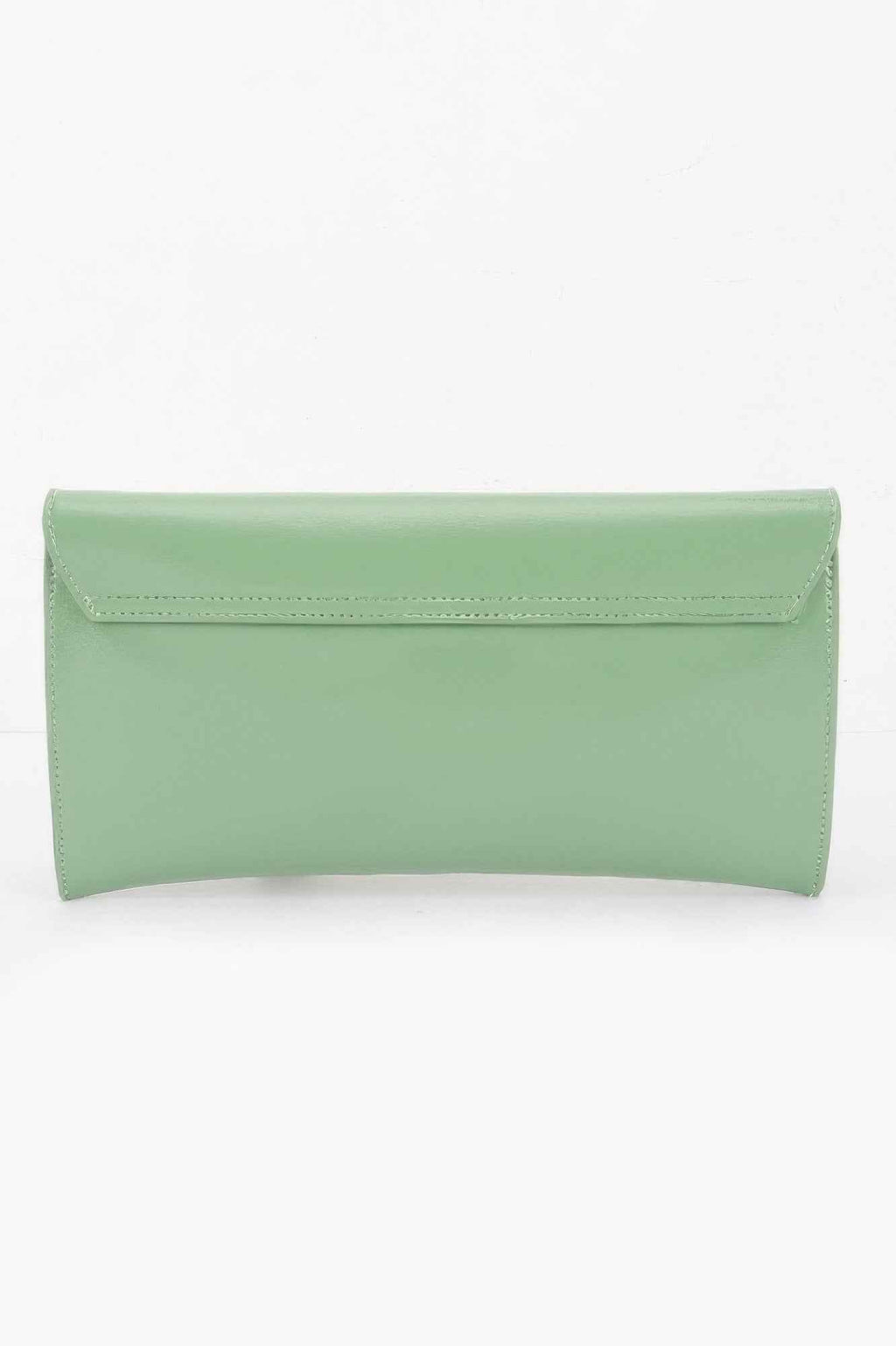 Patent Vegan Leather Evening Bag
