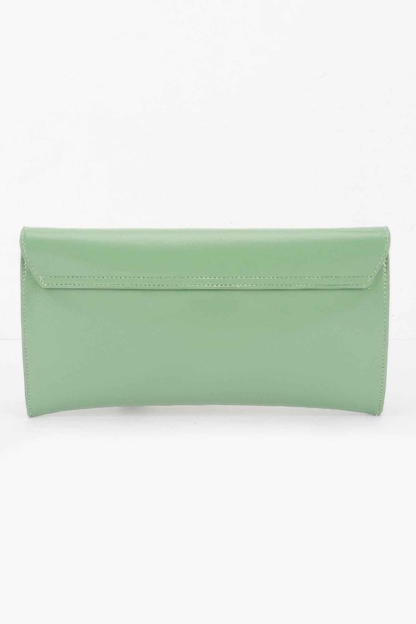Patent Vegan Leather Evening Bag