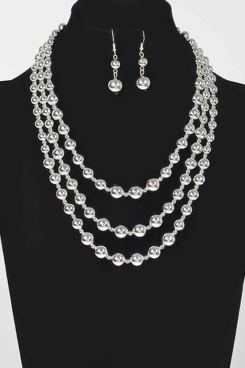 Ccb Ball Necklace Set