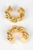 Metal Gold Plated Earring