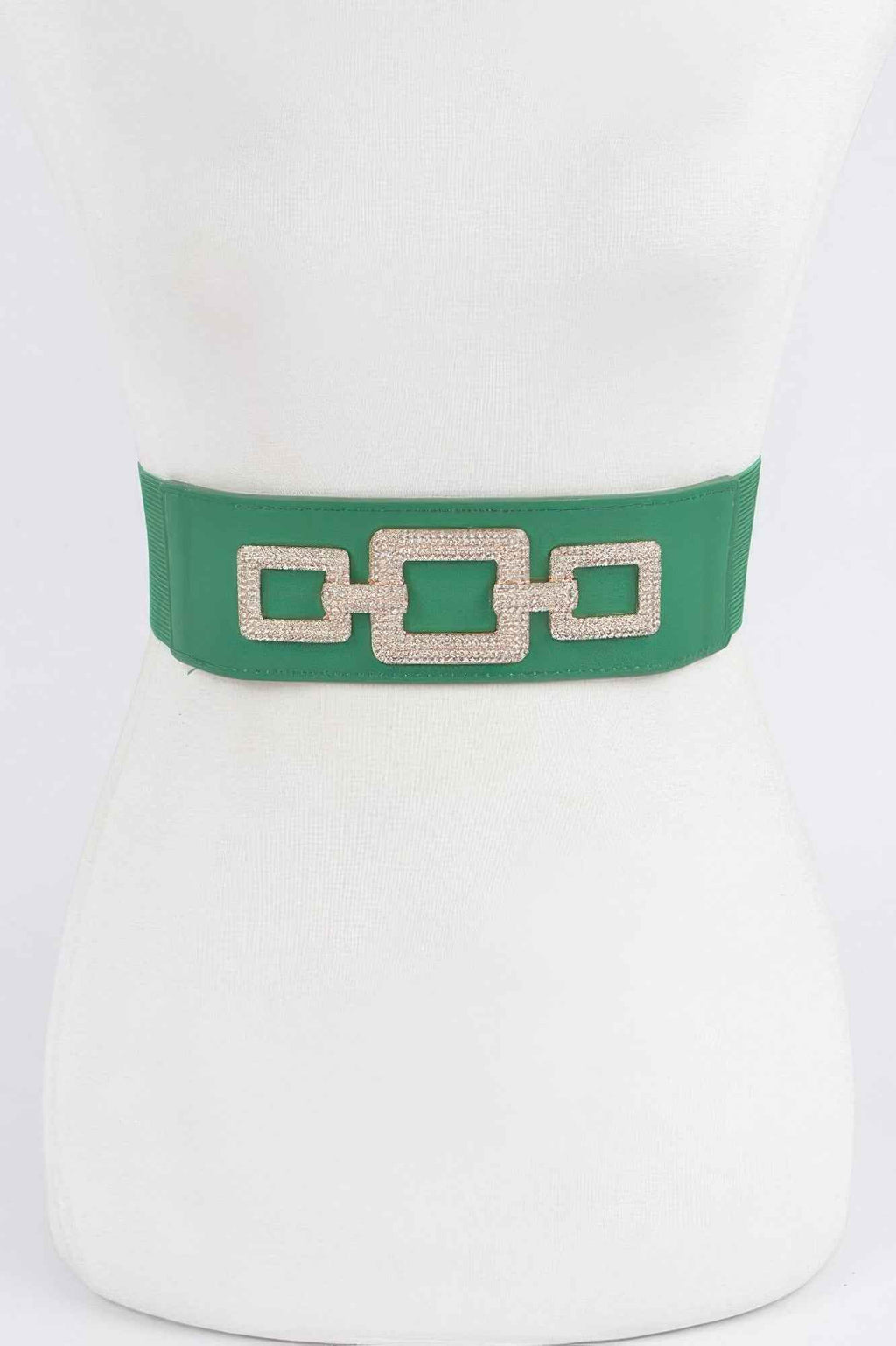 Rhinestone Link Elastic Belt