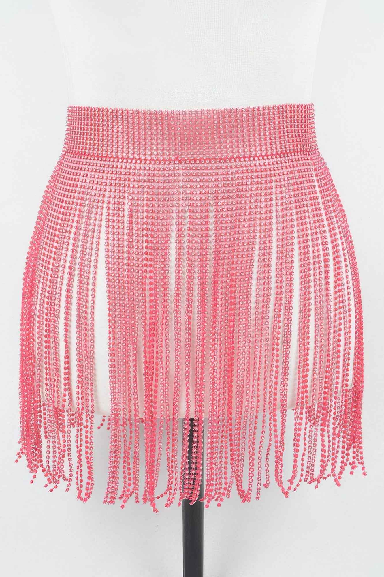 Rhinestone Fringe Belt