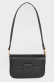Faux Leather Shoulder Bag