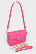 Faux Leather Shoulder Bag