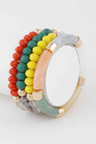 Multi Beaded Tube Bracelet