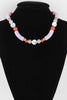 Flower Marble Bead Necklace