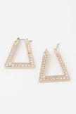 Geometric Rhinestone Earrings