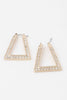 Geometric Rhinestone Earrings
