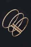 Start A Trend Sparkly Rhinestone Open Bracelet