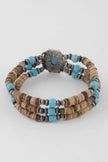 Beaded Vintage Stone Bracelet