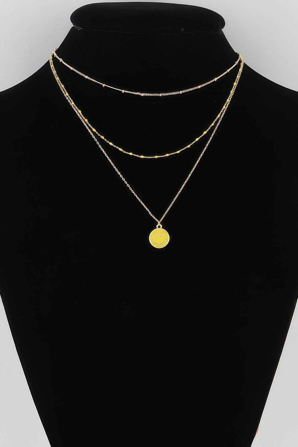 Multi Happy Face Necklace