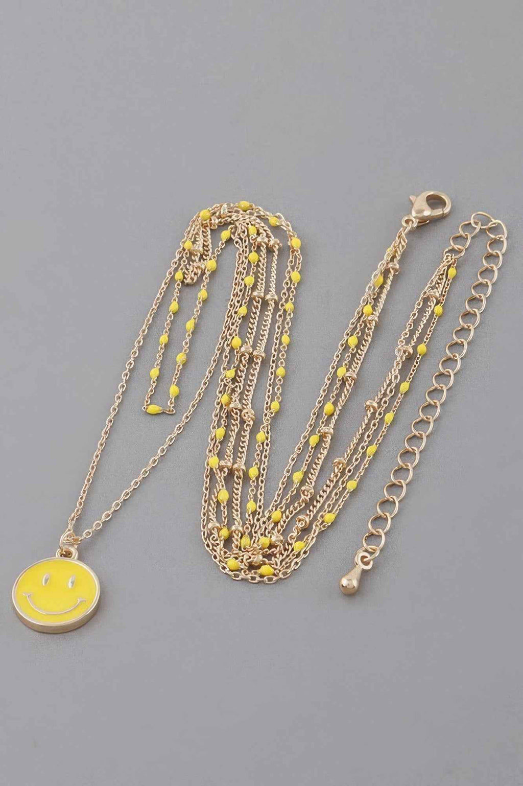 Multi Happy Face Necklace