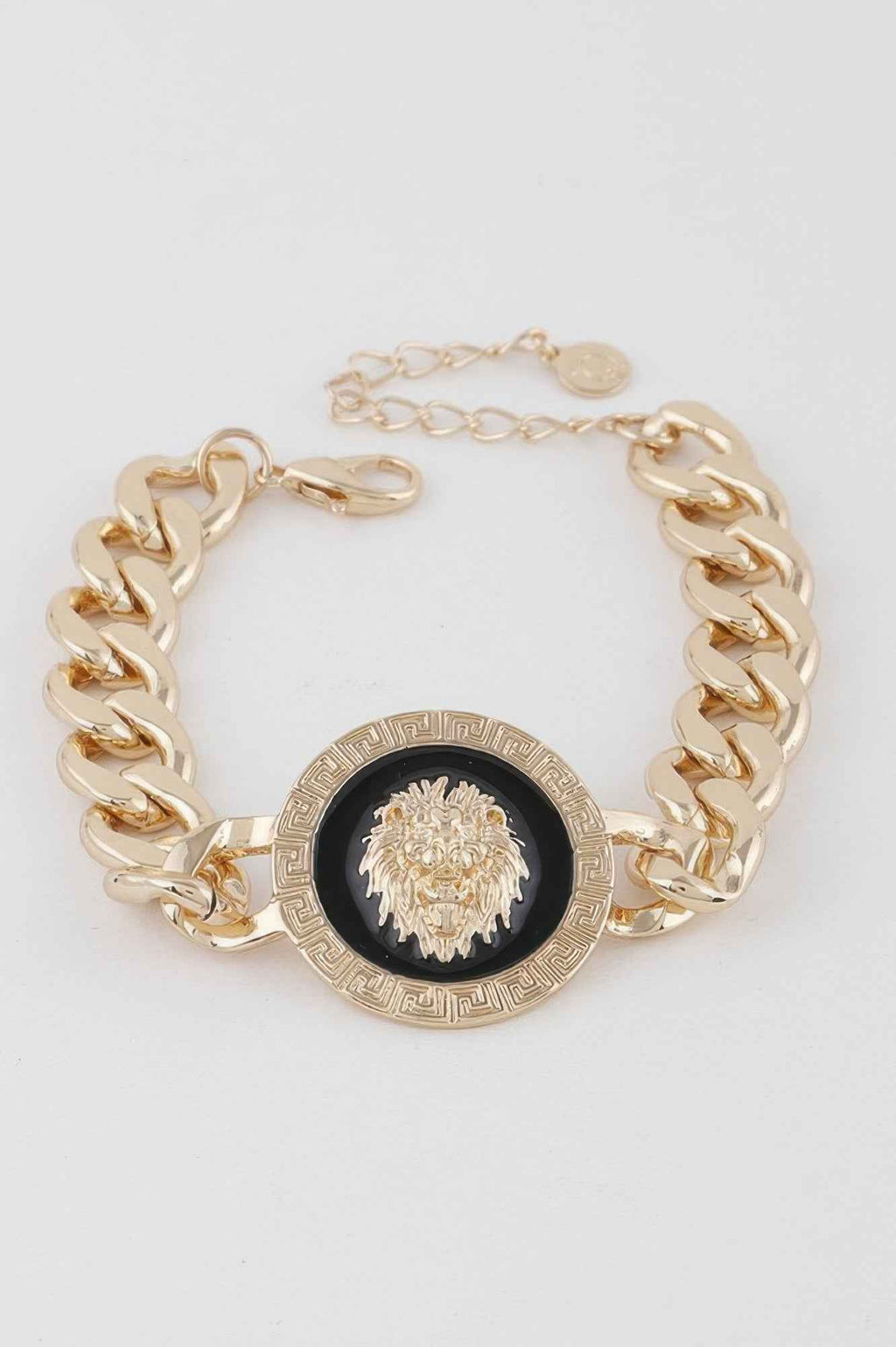 Lion Emblem Chain Bracelet
