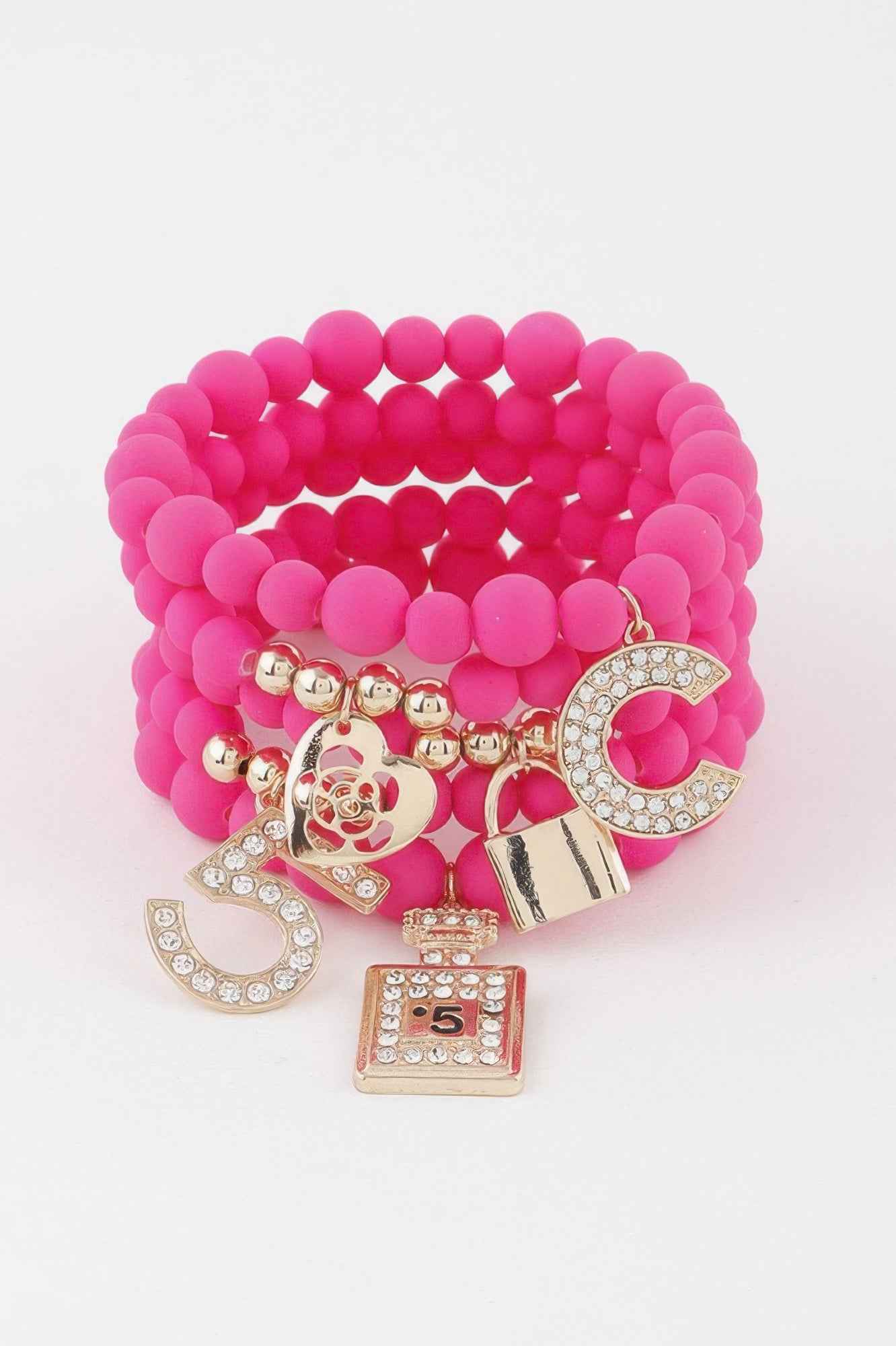 Beaded Luxury Charms Bracelet