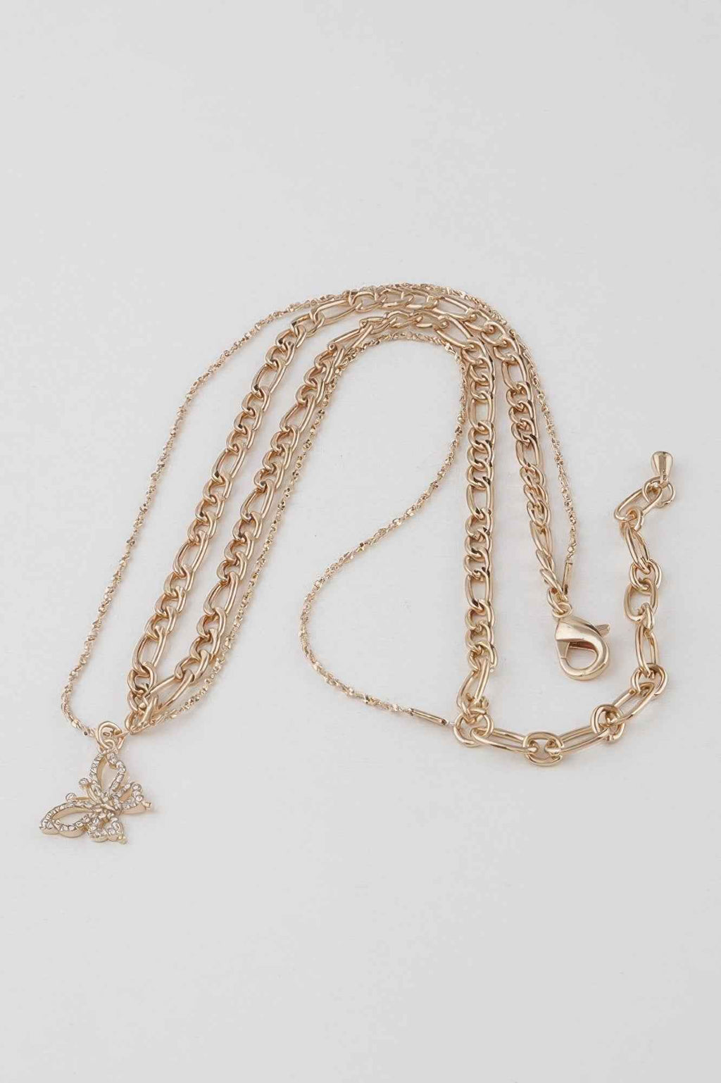 Jeweled Butterfly Necklace