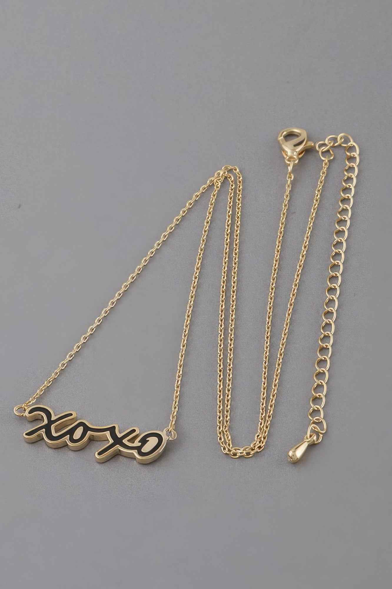 Xoxo Script Necklace