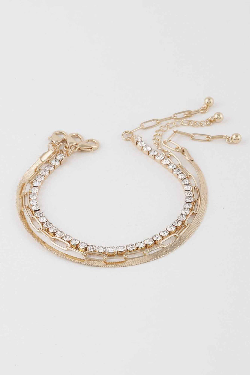 Multi Rhinestone Bracelet