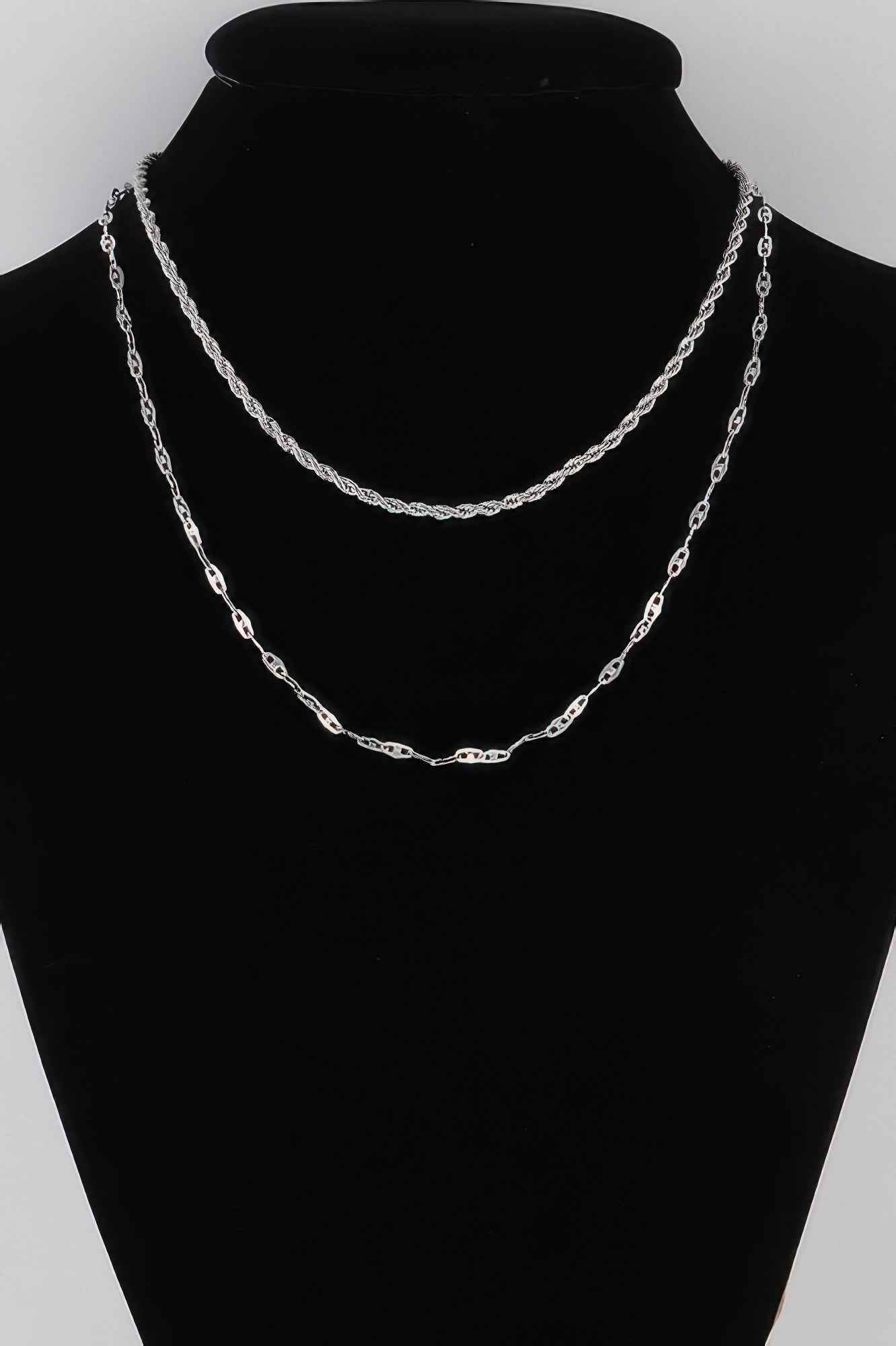 Link N Rope Chain Necklace