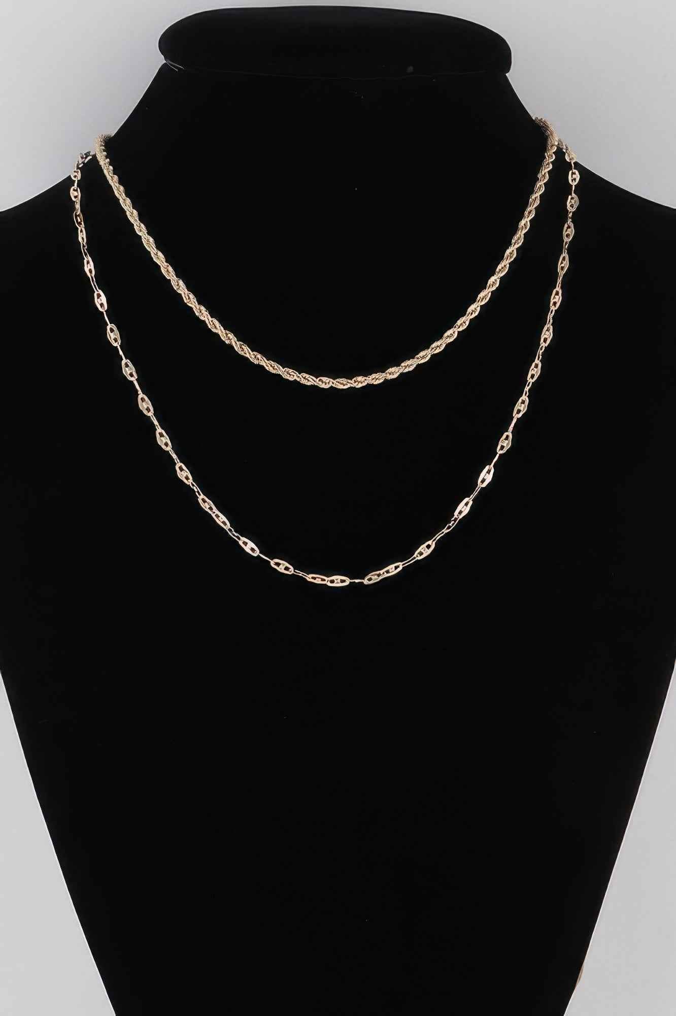 Link N Rope Chain Necklace