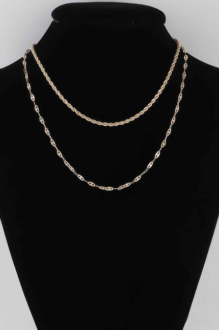 Link N Rope Chain Necklace