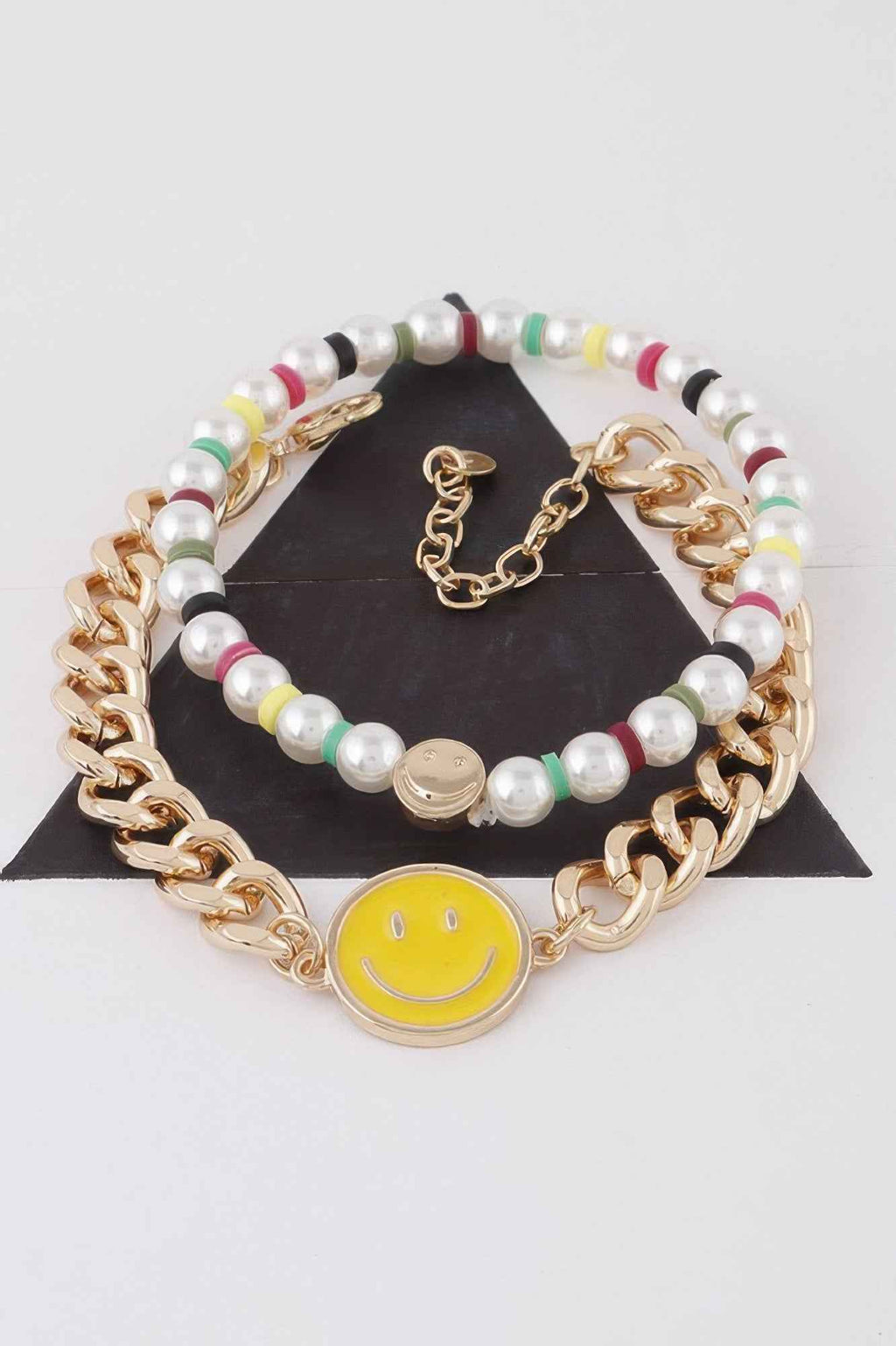 Smiley Face Beaded Bracelet