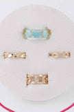 Flower N Chain Rings Set