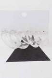 Two Toned Hoop Earrings Set