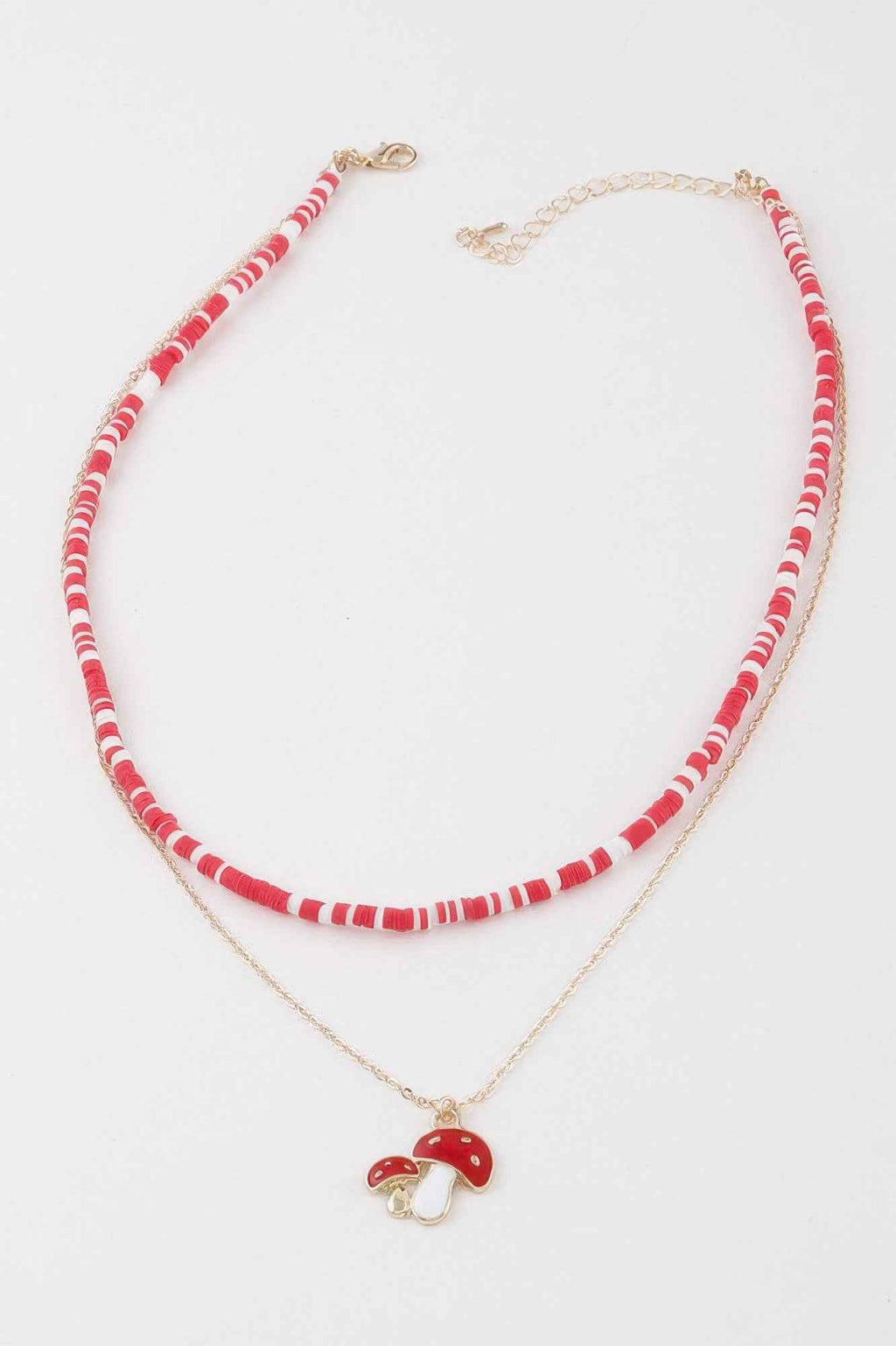Mushroom Duo Necklace