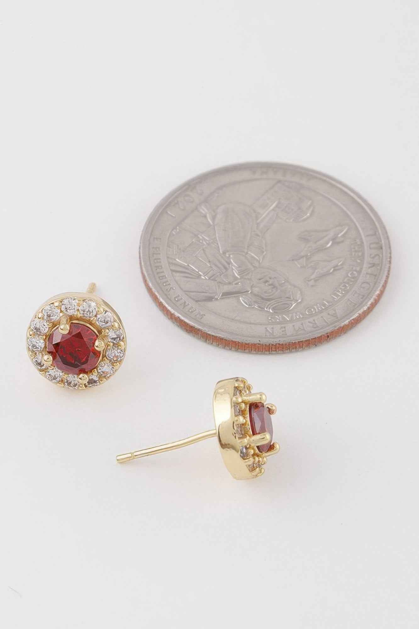 Jeweled Stud Earrings