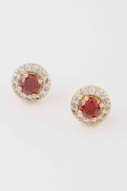 Jeweled Stud Earrings