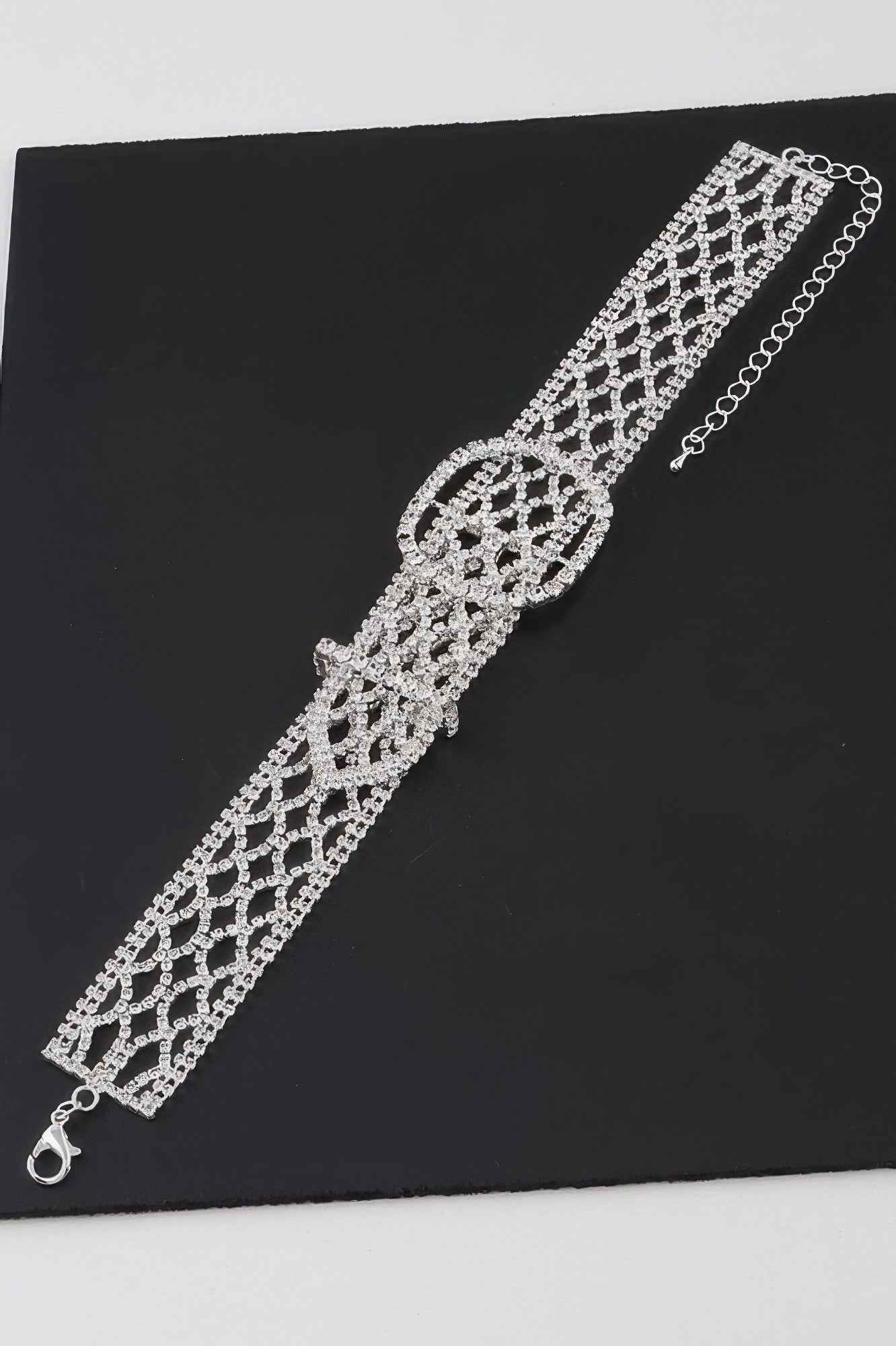 Diamond Belt Choker Necklace