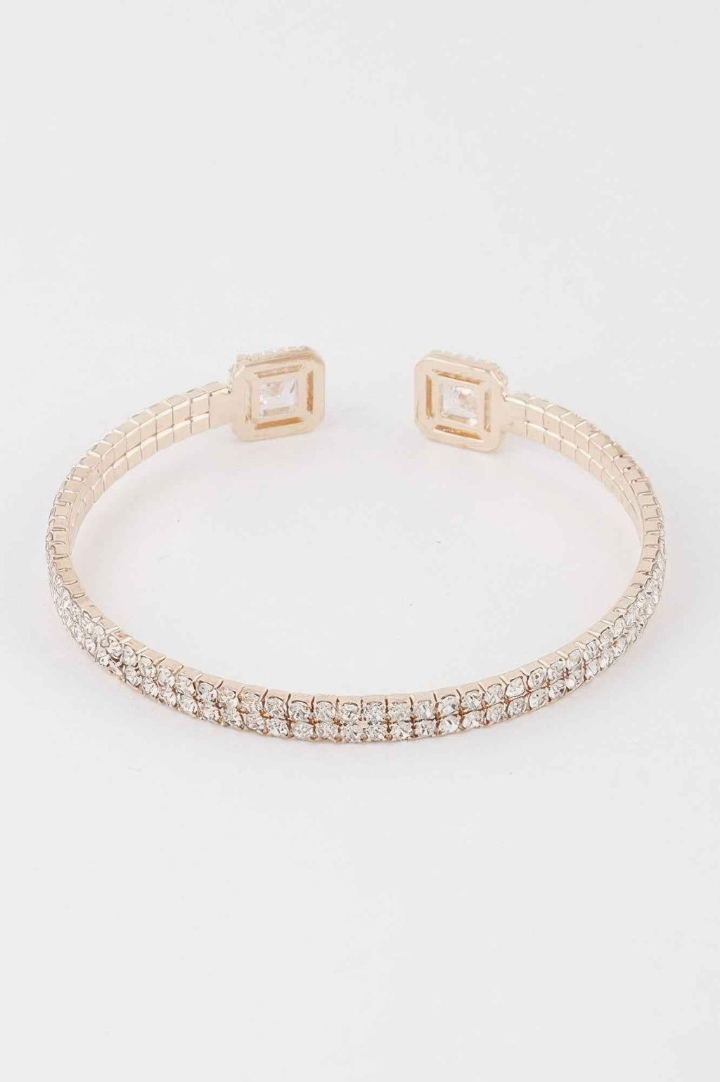 Jeweled Open Cuff Bracelet