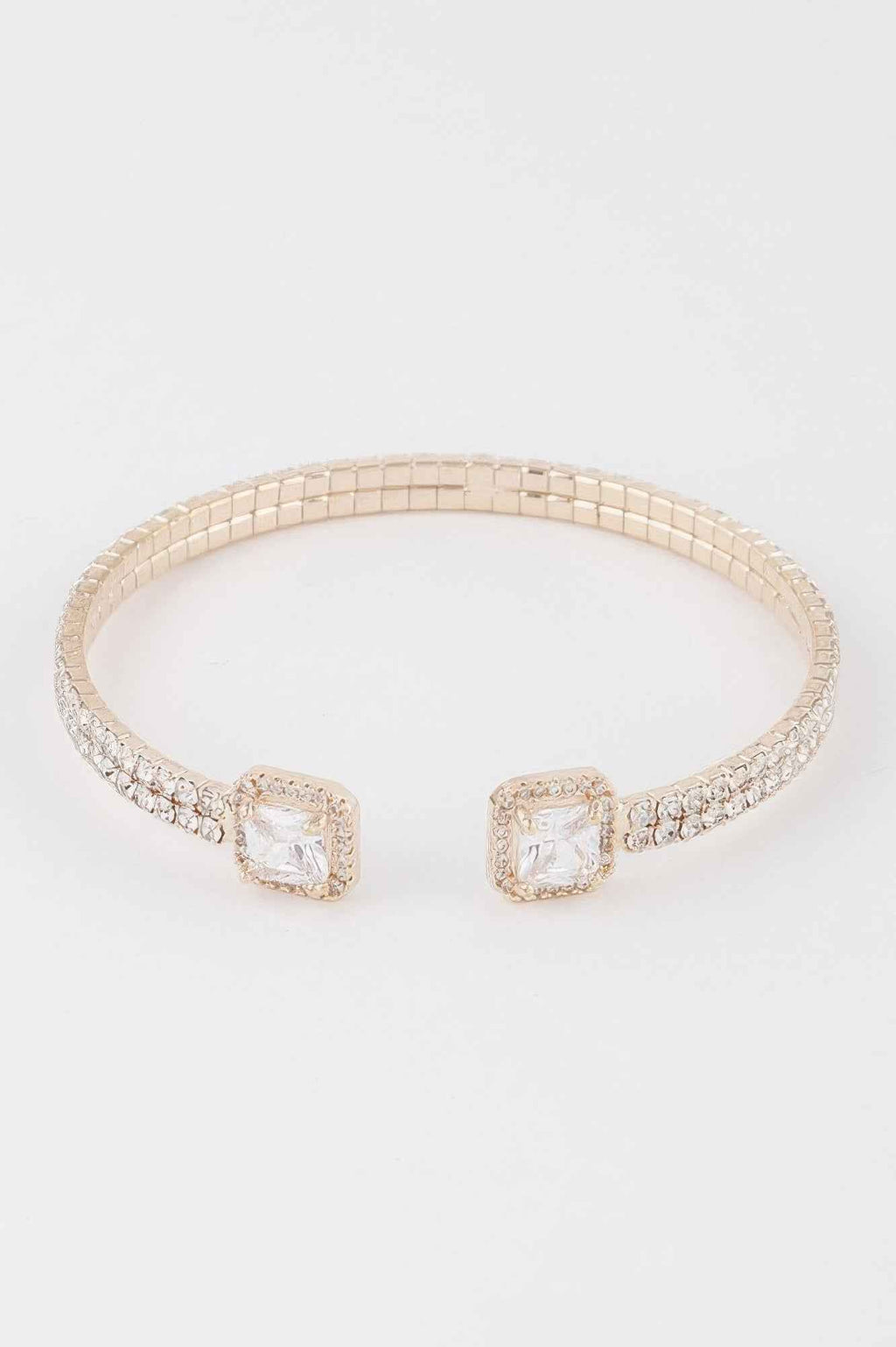 Jeweled Open Cuff Bracelet