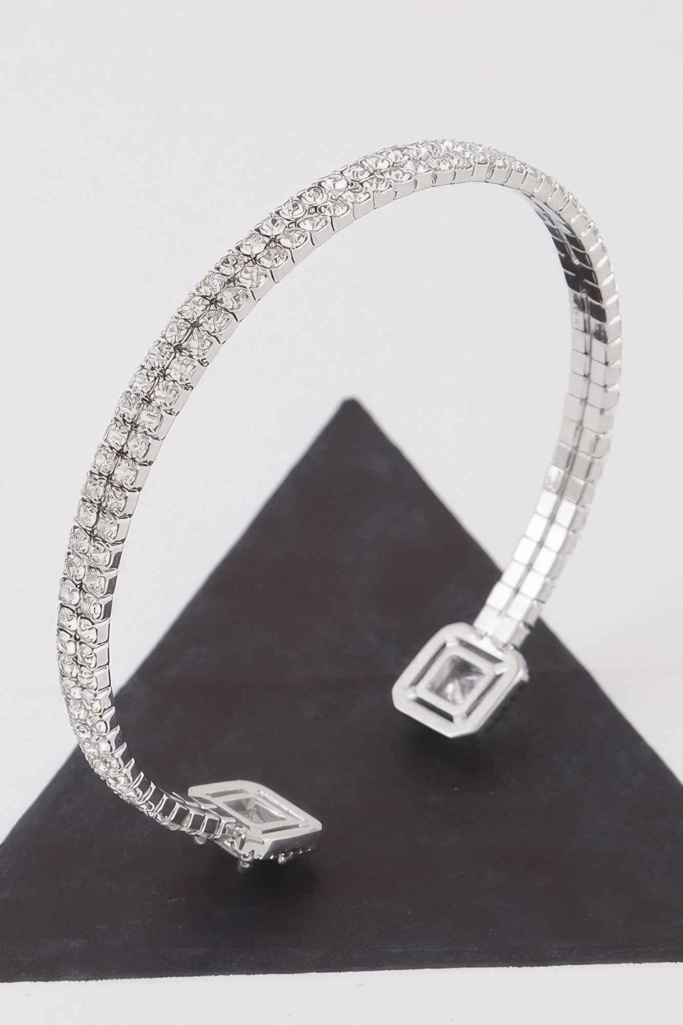 Jeweled Open Cuff Bracelet