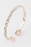 Jeweled Open Cuff Bracelet