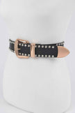 Rhinestone Trimmed Multi Metal Belt