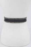 Rhinestone Trimmed Multi Metal Belt