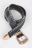 Rhinestone Trimmed Multi Metal Belt