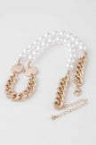 Two Toned Pearl N Bead Necklace