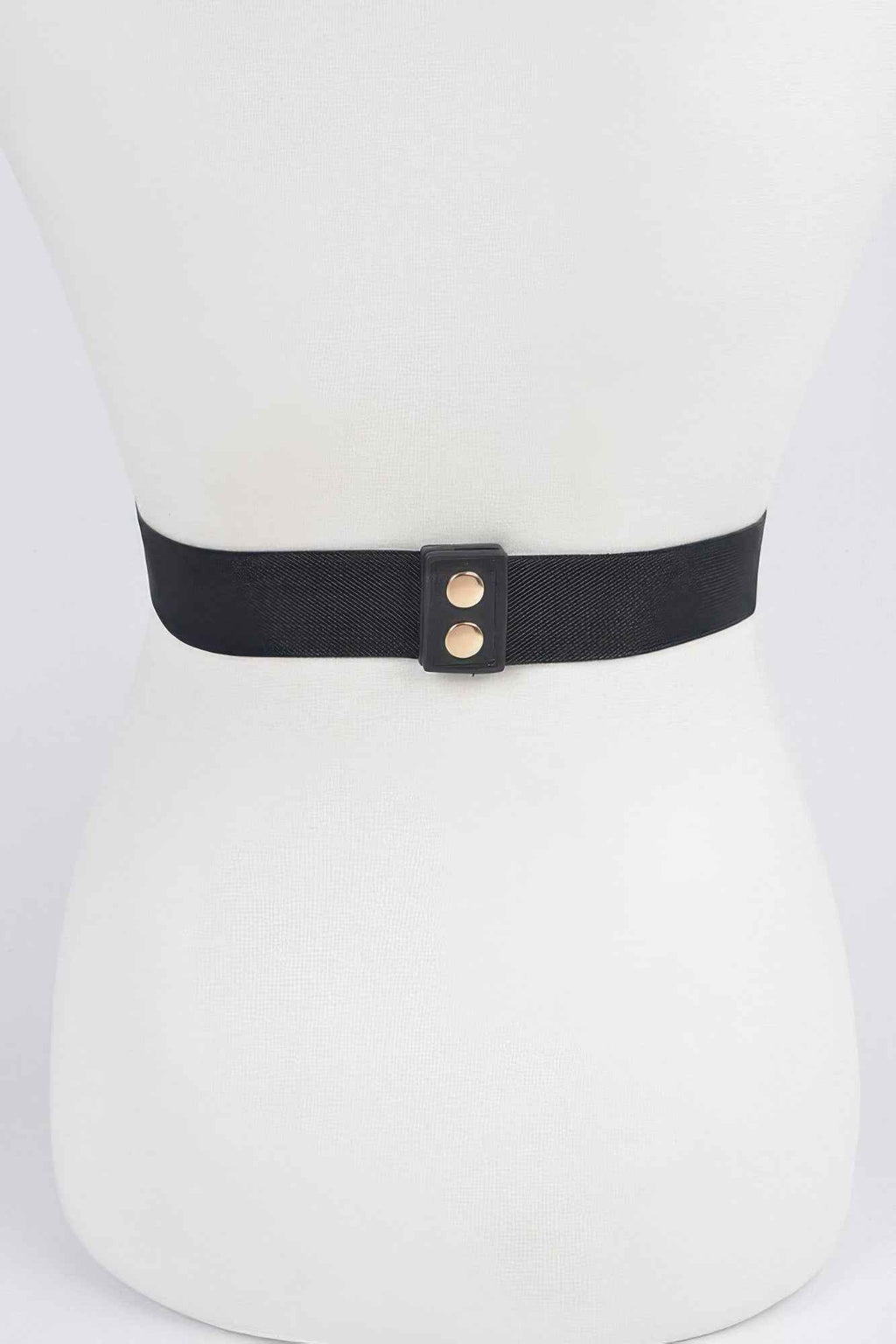 Trendy Metal Buckle Elastic Belt